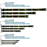 Plastic Clip Collar - Support Our Troops Camo Olive/Yellow Ribbon