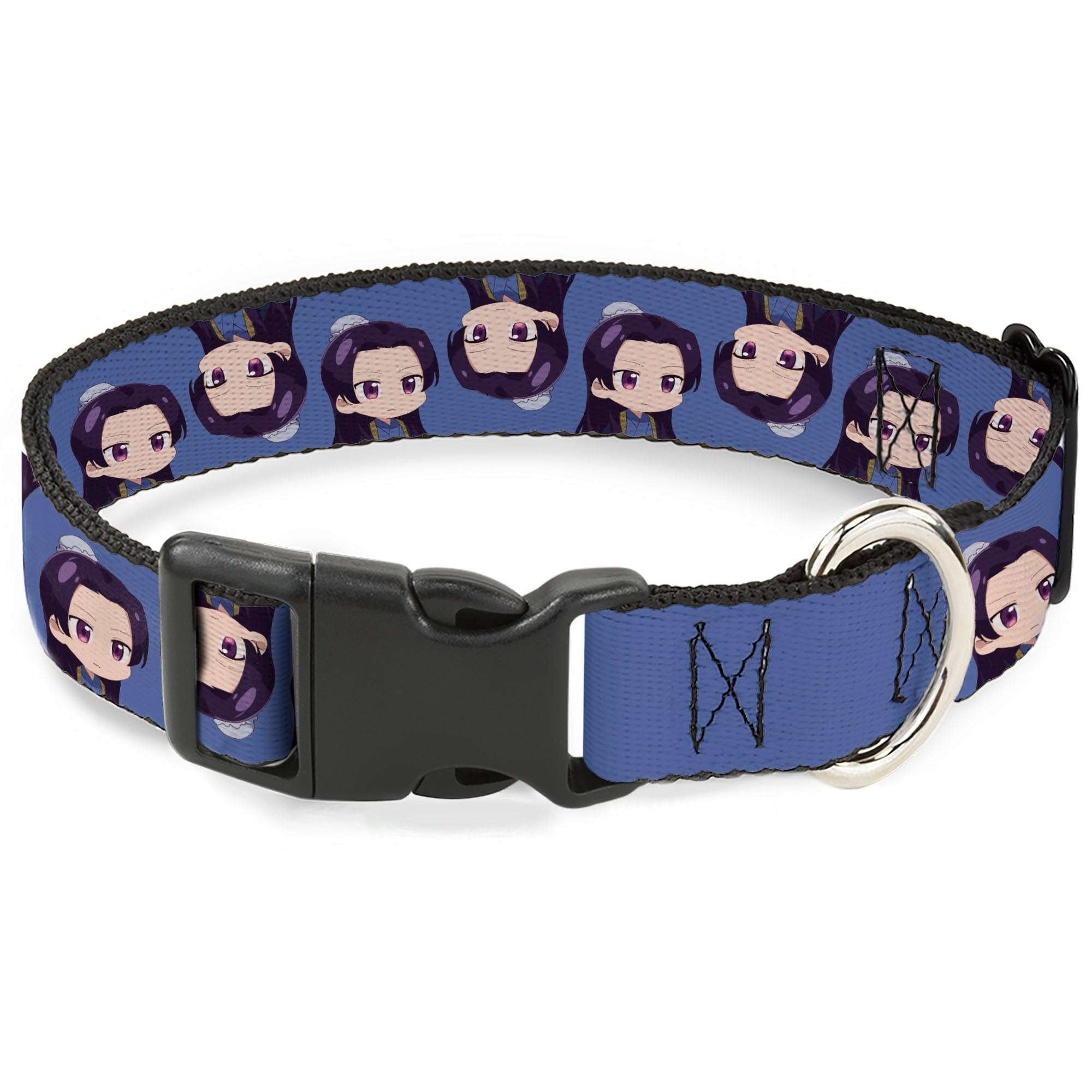 Plastic Clip Collar - The Apothecary Diaries Chibi Jinshi Flip Pose Blue