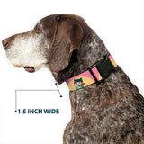 Plastic Clip Collar - The Apothecary Diaries Chibi Maomao Cat Pose Pink/Yellow
