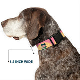 Plastic Clip Collar - The Apothecary Diaries Chibi Maomao Cat Pose Pink/Yellow