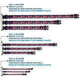 Plastic Clip Collar - THE APOTHECARY DIARIES Chibi Maomao Pose and Title Logo Purple