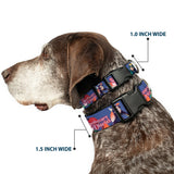 Plastic Clip Collar - THE APOTHECARY DIARIES Jinshi and Maomao Pose and Title Logo Purple