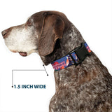 Plastic Clip Collar - THE APOTHECARY DIARIES Jinshi and Maomao Pose and Title Logo Purple