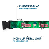 Plastic Clip Collar - THE APOTHECARY DIARIES Maomao Grinding Pose and Title Logo Greens