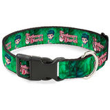 Plastic Clip Collar - THE APOTHECARY DIARIES Maomao Grinding Pose and Title Logo Greens