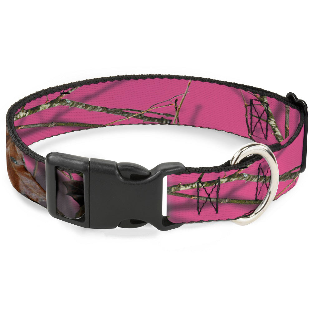 Plastic Clip Collar - Mossy Oak Country Roots Camo Fuchsia - Buckle-Down - Flyclothing LLC