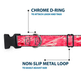 Plastic Clip Collar - Mossy Oak Elements Anemone Agua Camo Pink
