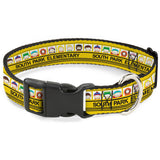 Plastic Clip Collar - SOUTH PARK ELEMENTARY School Bus Characters Pose Yellow