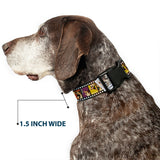 Plastic Clip Collar - Gremlins Gizmo Filmstrip Poses Multi Color