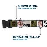 Plastic Clip Collar - Gremlins GIZMO Poses/Rules Blocks Red/Greens/Grays/White