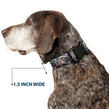 Plastic Clip Collar - Gremlins Gizmo Pose and Rules Collage Gray