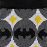 DC Batman Circle Gray Black Men's Socks - Cufflinks.com - Flyclothing LLC