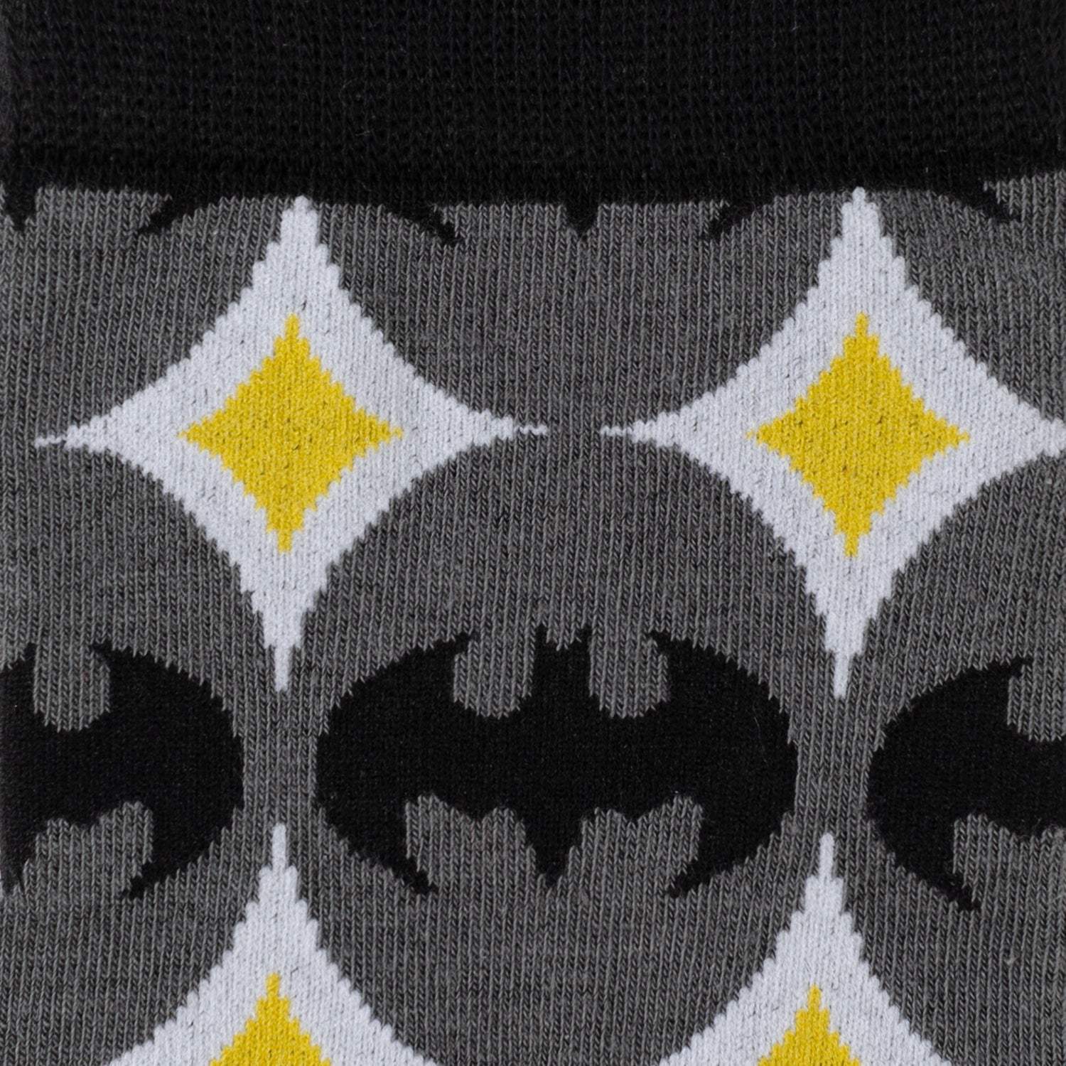 DC Batman Circle Gray Black Men's Socks - Cufflinks.com - Flyclothing LLC
