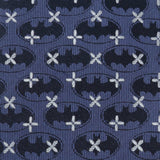 DC Batman Cross Blue Silk Men's Tie - Cufflinks.com - Flyclothing LLC