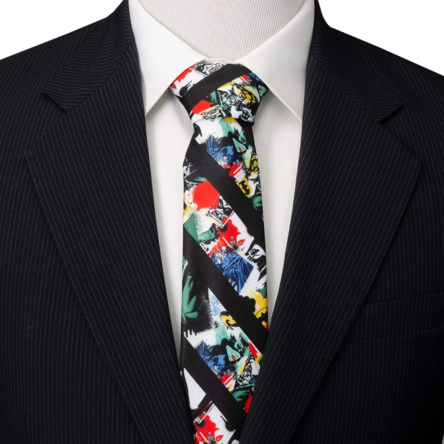 DC Batman Chaos Stripe Men's Tie - Cufflinks.com - Flyclothing LLC