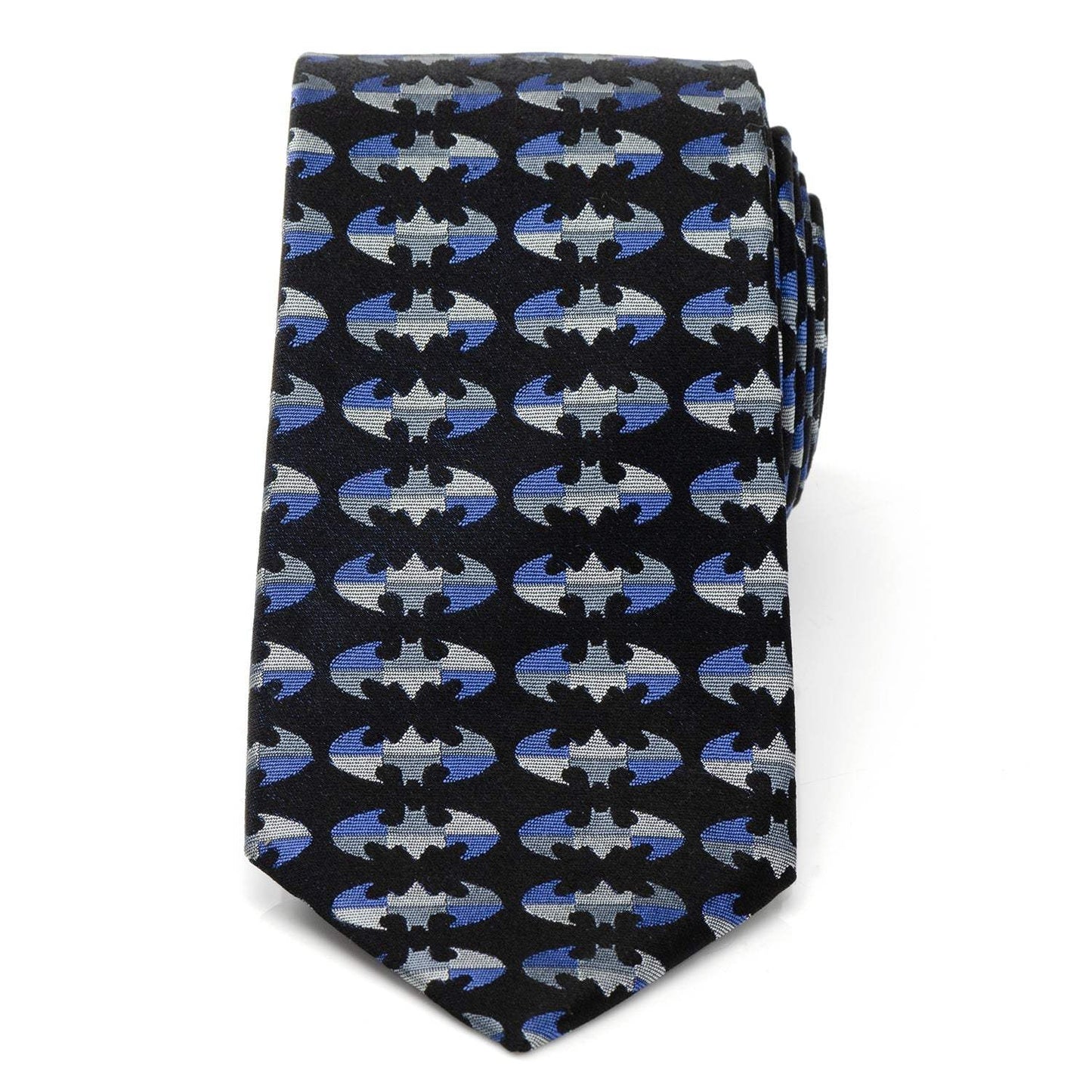 DC Batman Blue Blocked Black Men's Tie - Cufflinks.com - Flyclothing LLC