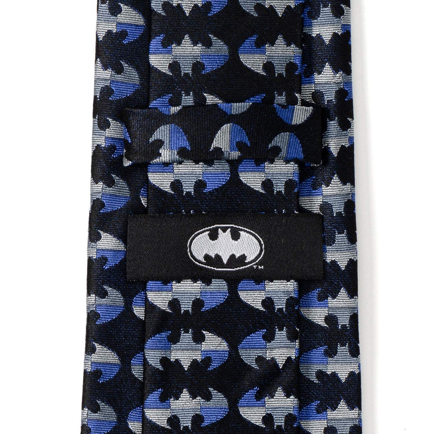 DC Batman Blue Blocked Black Men's Tie - Cufflinks.com - Flyclothing LLC