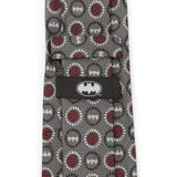 DC Batman Medallion Symbol Charcoal Silk Men's Tie - Cufflinks.com - Flyclothing LLC