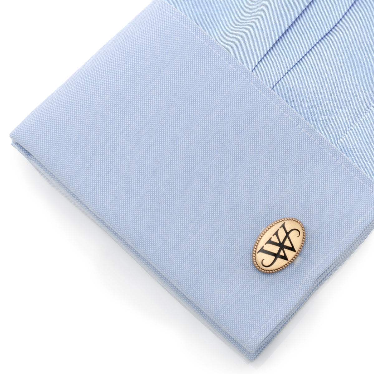 DC Batman Wayne Monogram Gold Cufflinks - Cufflinks.com - Flyclothing LLC