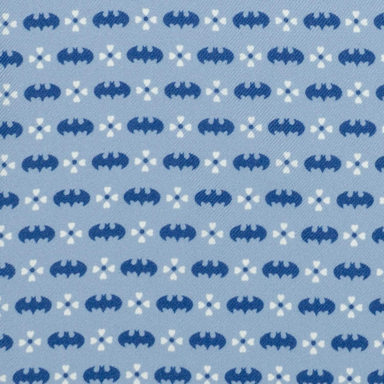DC Batman Multi Motif Blue Pocket Square - Cufflinks.com - Flyclothing LLC