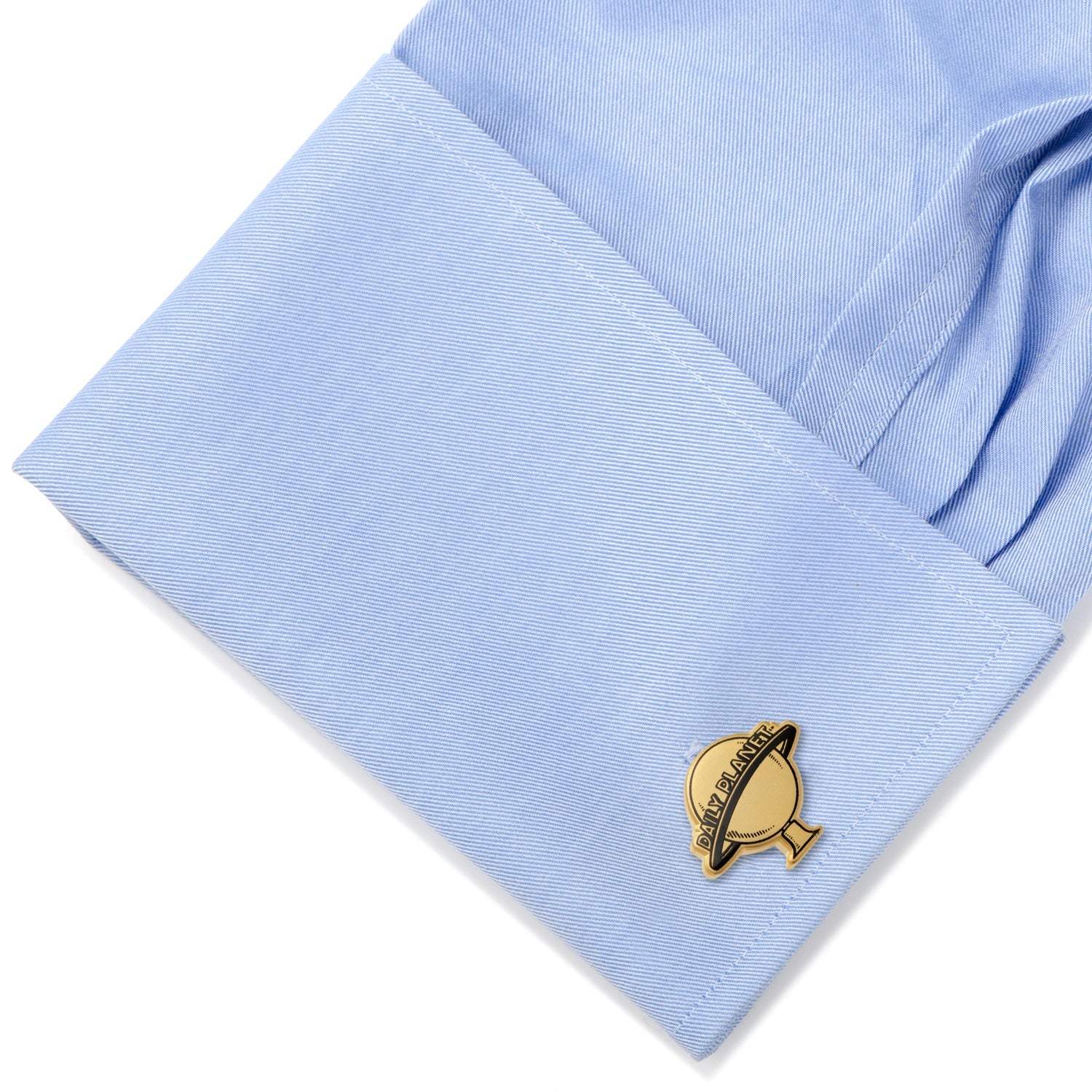 DC Superman Daily Planet Gold Cufflinks - Cufflinks.com - Flyclothing LLC