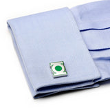 DC Green Lantern Symbol Cufflinks - Cufflinks.com - Flyclothing LLC