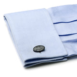 DC Batman Satin Black Cufflinks and Tie Bar Gift Set