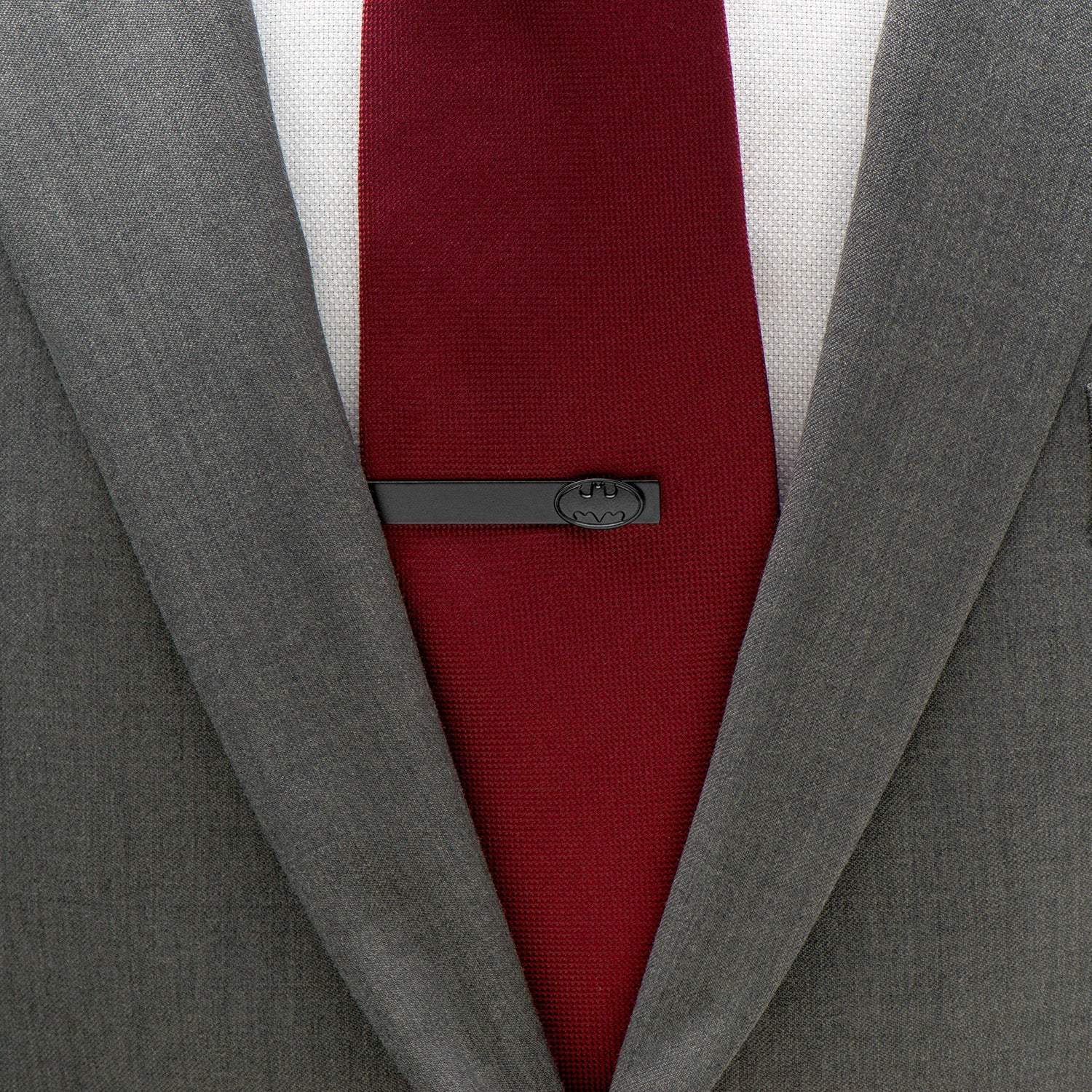 DC Batman Black Oval Tie Bar - Cufflinks.com - Flyclothing LLC