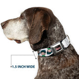 THE APOTHECARY DIARIES Title Logo Full Color Black/Red/White Seatbelt Buckle Collar - The Apothecary Diaries Chibi Maomao Expressions Flip White
