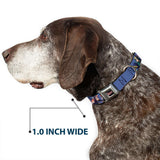 THE APOTHECARY DIARIES Title Logo Full Color Black/Red/White Seatbelt Buckle Collar - THE APOTHECARY DIARIES Jinshi and Maomao Pose and Title Logo Purple
