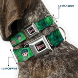 THE APOTHECARY DIARIES Title Logo Full Color Black/Red/White Seatbelt Buckle Collar - THE APOTHECARY DIARIES Maomao Grinding Pose and Title Logo Greens