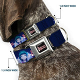 THE APOTHECARY DIARIES Title Logo Full Color Black/Red/White Seatbelt Buckle Collar - THE APOTHECARY DIARIES Maomao Hands Out Pose and Title Logo Purples