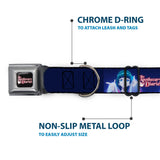 THE APOTHECARY DIARIES Title Logo Full Color Black/Red/White Seatbelt Buckle Collar - THE APOTHECARY DIARIES Maomao Hands Out Pose and Title Logo Purples
