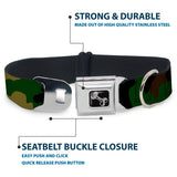 Dog Bone Seatbelt Buckle Collar - Camo Olive - Buckle-Down - Flyclothing LLC