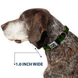 Dog Bone Seatbelt Buckle Collar - Camo Olive - Buckle-Down - Flyclothing LLC