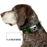 Dog Bone Seatbelt Buckle Collar - Camo Olive - Buckle-Down - Flyclothing LLC