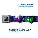 Dog Bone Seatbelt Buckle Collar - Laser Eye Cats in Space - Buckle-Down - Flyclothing LLC