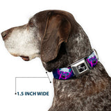 Dog Bone Seatbelt Buckle Collar - Laser Eye Cats in Space - Buckle-Down - Flyclothing LLC