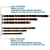 Dog Bone Seatbelt Buckle Collar - Mud Flap Girl Repeat Black/Orange Fade - Buckle-Down - Flyclothing LLC