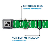 Dog Bone Seatbelt Buckle Collar - Rings Camo Neon Green/White - Buckle-Down - Flyclothing LLC