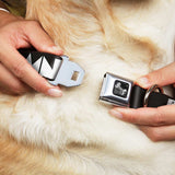 Dog Bone Seatbelt Buckle Collar - BUCKLE-DOWN Shapes Black/White - Buckle-Down - Flyclothing LLC