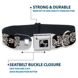 Dog Bone Seatbelt Buckle Collar - BUCKLE-DOWN Shapes Black/Camo White/Black - Buckle-Down - Flyclothing LLC
