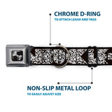 Dog Bone Seatbelt Buckle Collar - BUCKLE-DOWN Shapes Black/Camo White/Black - Buckle-Down - Flyclothing LLC