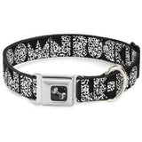 Dog Bone Seatbelt Buckle Collar - BUCKLE-DOWN Shapes Black/Camo White/Black - Buckle-Down - Flyclothing LLC