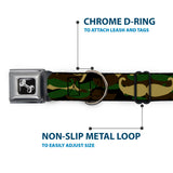 Dog Bone Seatbelt Buckle Collar - Camo'stache