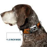 Dog Bone Seatbelt Buckle Collar - Cali License Plates Stacked Vintage - Buckle-Down - Flyclothing LLC