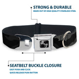 Dog Bone Seatbelt Buckle Collar - Camo Charcoal