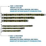 Dog Bone Seatbelt Buckle Collar - Camo Olive Skull Yard - Buckle-Down - Flyclothing LLC
