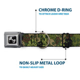 Dog Bone Seatbelt Buckle Collar - Camo Olive Skull Yard - Buckle-Down - Flyclothing LLC