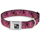 Dog Bone Seatbelt Buckle Collar - Hunting Camo Pinks - Buckle-Down - Flyclothing LLC